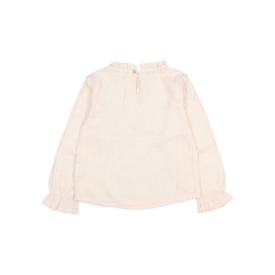 BUHO BARCELONA | LUREX BLOUSE CREAM PINK