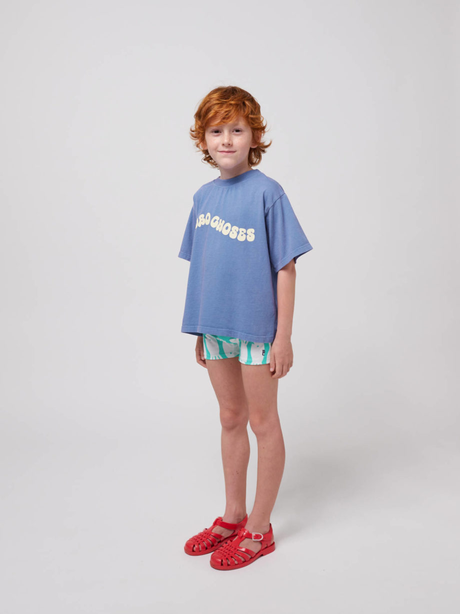 BOBO CHOSES | Wavy Bobo Choses T-shirt BLUE