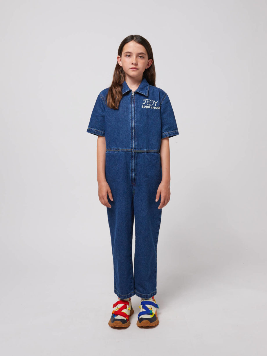 BOBO CHOSES | Smiling denim overall BLUE