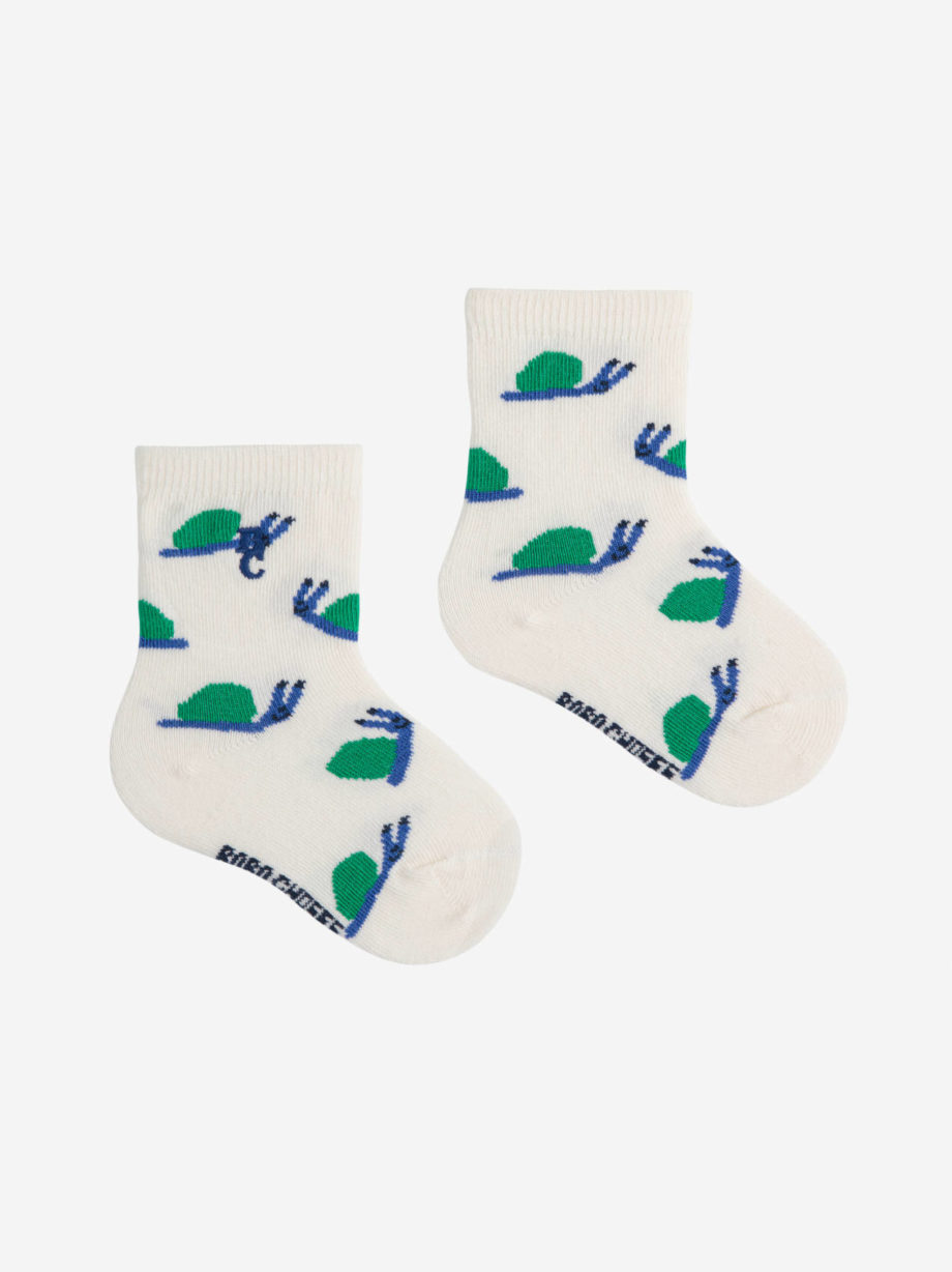 BOBO CHOSES BABY | Funny Snail all over short socks