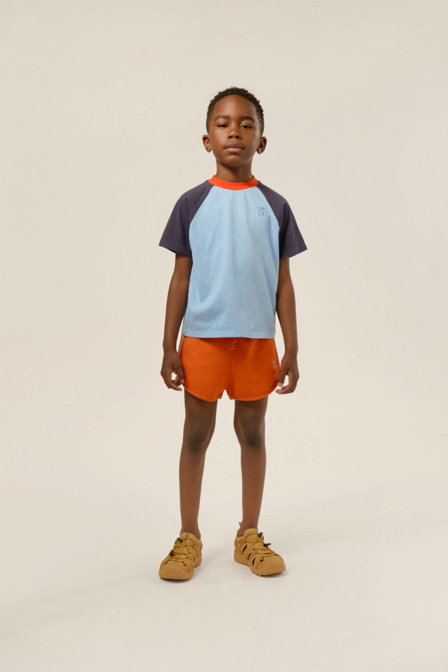 THE CAMPAMENTO | Color Block Blue Kids Tshirt