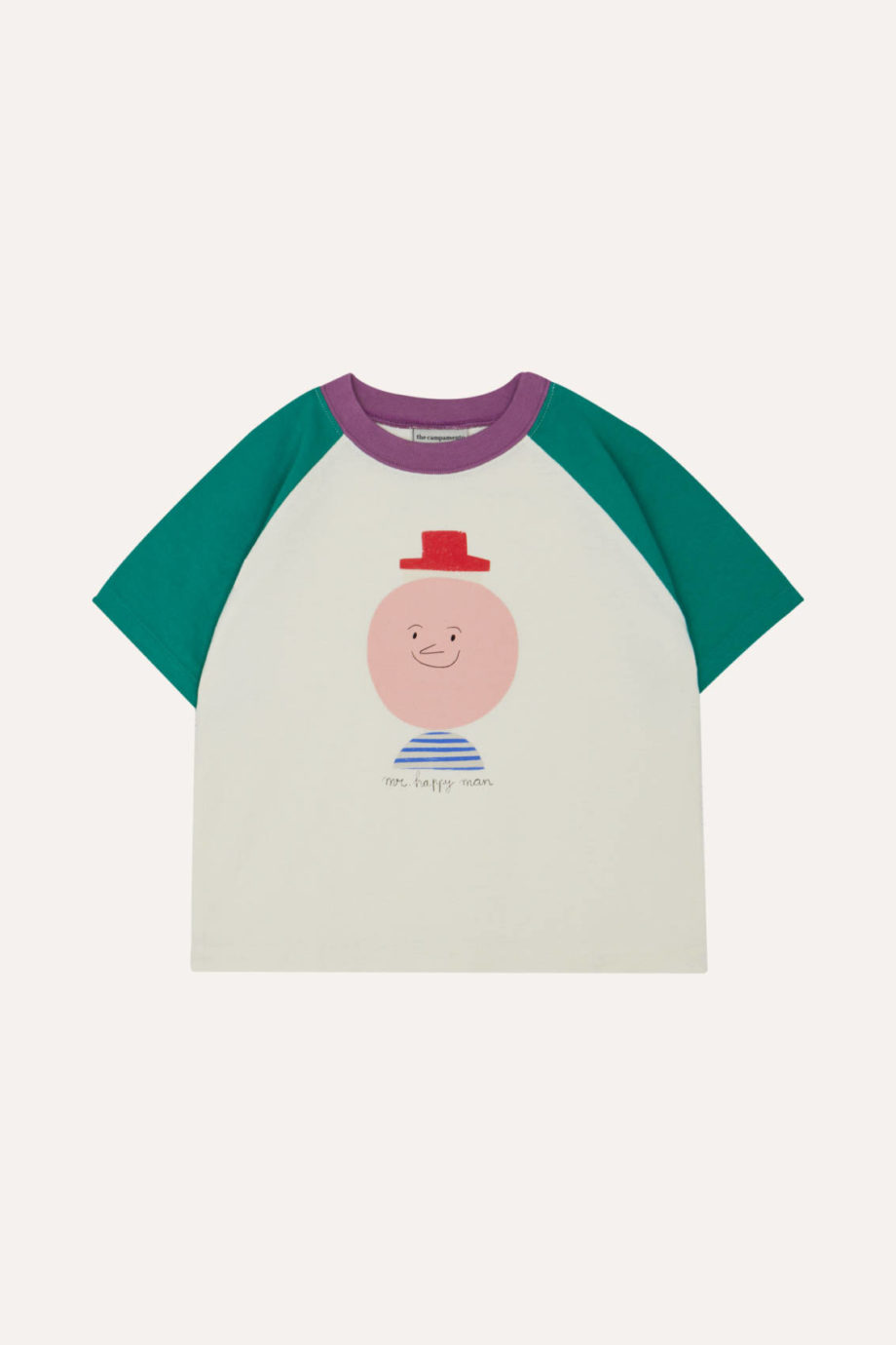 THE CAMPAMENTO |  Mr. Happy Man Color Block Kids Tshirt