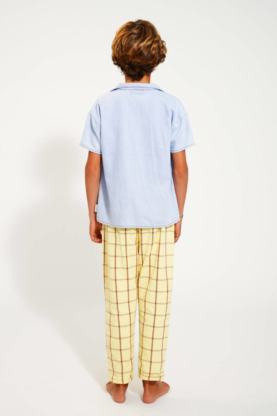 PIUPIUCHICK | hawaiian shirt | light blue soft denim