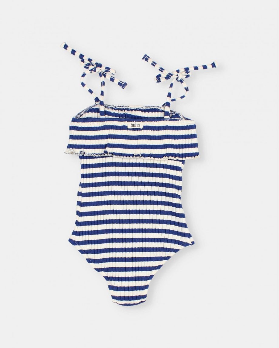 BÚHO | Maillot rayé Royal blue