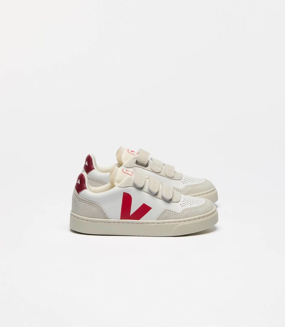 VEJA | V-90 LEATHER WHITE PEKIN