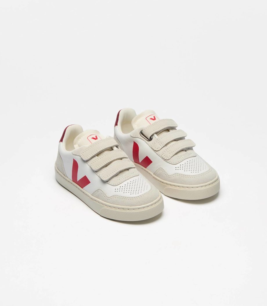 VEJA | V-90 LEATHER WHITE PEKIN