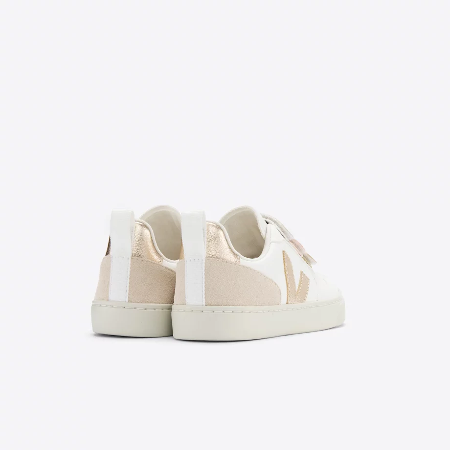 VEJA | V-10 LEATHER MULTICO WHITE SHINY